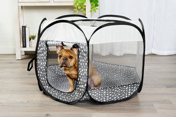 Portable Mesh Pet Playpen