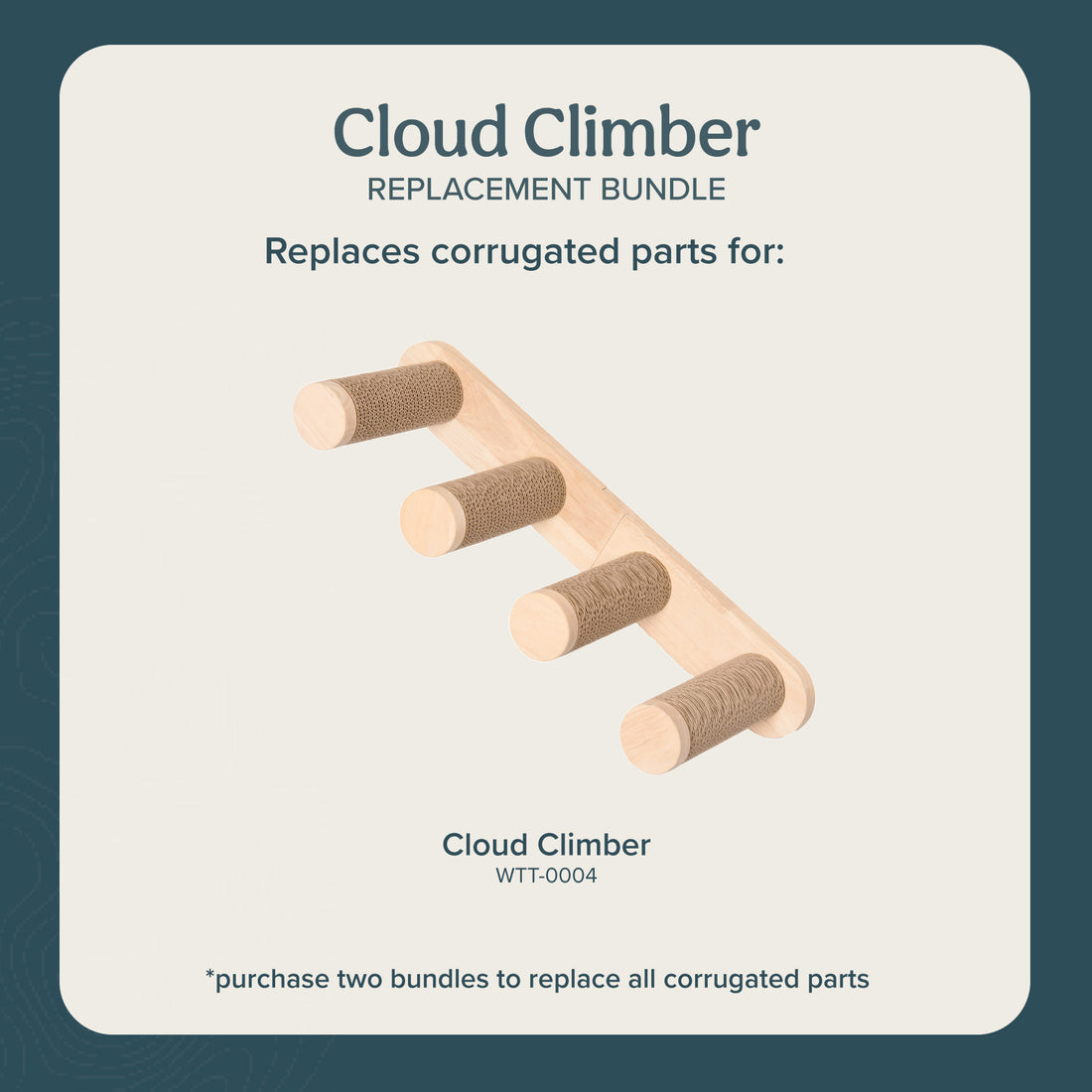 Ascentials by FurHaven Cloud Climber Replacement Corrugate Cardboard (2 Pack)